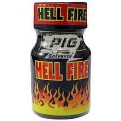 hellfire Poppers 10ml with pig solvent logo