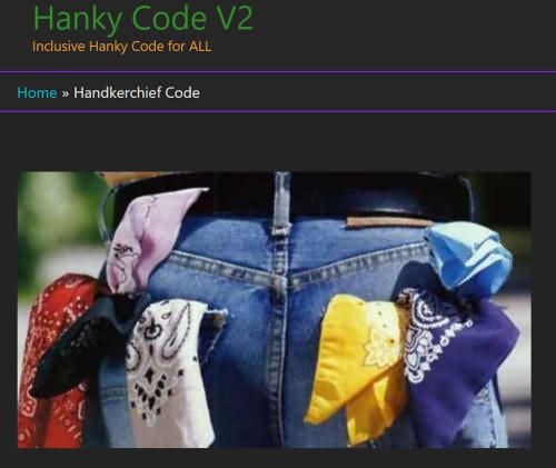 Hanky Codes defined